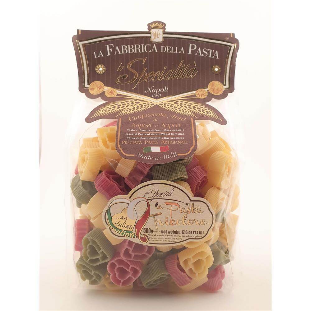 La Fabbrica Della Pasta Cuori Multi Colour 500G